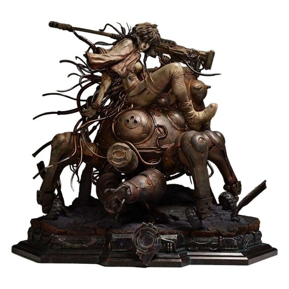Ghost in the Shell Stand Alone Complex The Legend of Beauty and the Beast Statue 1/4 Motoko Kusanagi & Tachikoma Art by Entei Ryu 53 cm