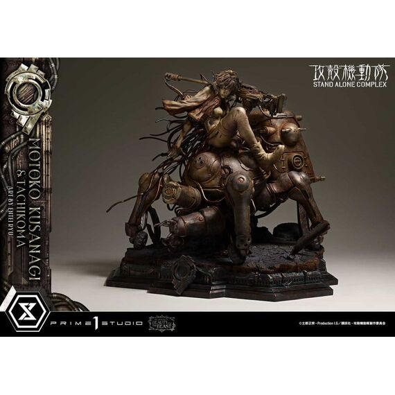 Ghost in the Shell Stand Alone Complex The Legend of Beauty and the Beast Statue 1/4 Motoko Kusanagi & Tachikoma Art by Entei Ryu 53 cm