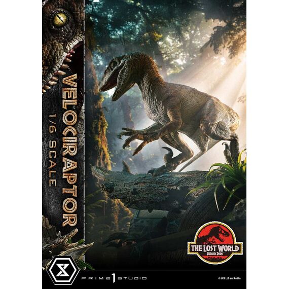 Jurassic Park II Legacy Museum Collection Statue 1/6 Velociraptor Bonus Version 41 cm