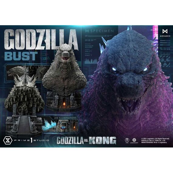 Godzilla vs Kong Bust Godzilla Bonus Version 75 cm
