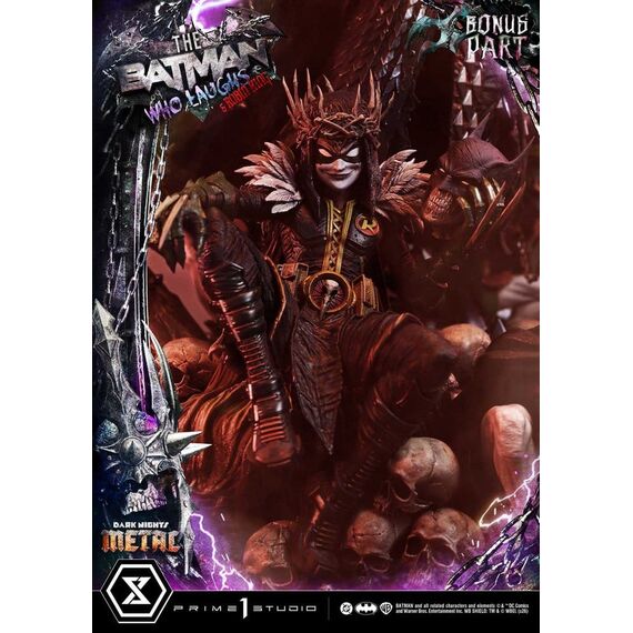 DC Comics Museum Masterline Statue 1/3 Dark Nights: Death Metal The Batman Who Laughs & Robin King DX Bonus 85 cm