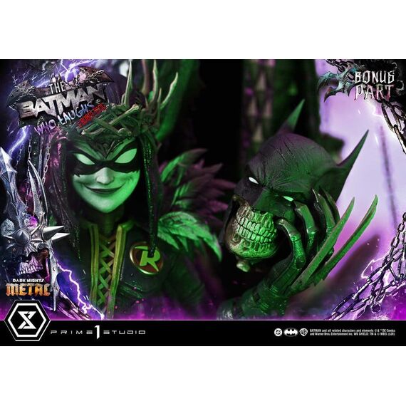 DC Comics Museum Masterline Statue 1/3 Dark Nights: Death Metal The Batman Who Laughs & Robin King DX Bonus 85 cm