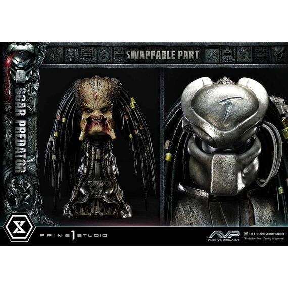 The Alien vs. Predator Museum Masterline Series Statue 1/3 Scar Predator 93 cm