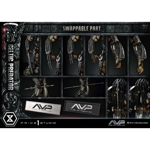 The Alien vs. Predator Museum Masterline Series Statue 1/3 Celtic Predator Bonus Ver. 95 cm