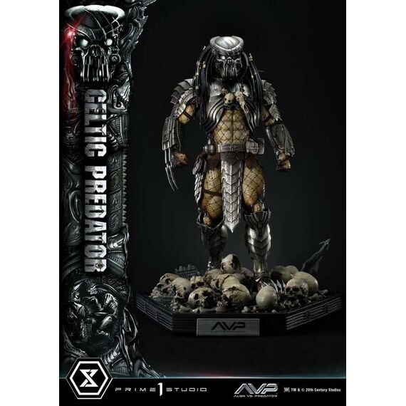 The Alien vs. Predator Museum Masterline Series Statue 1/3 Celtic Predator Bonus Ver. 95 cm