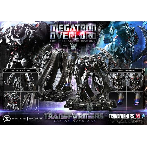 Transformers Generations I Museum Masterline Statue Megatron Overlord (Design by Josh Nizzi) Bonus Version 89 cm