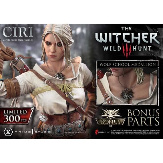The Witcher 3: Wild Hunt Museum Masterline Statue 1/3 Wild Hunt Ciri Fiona Elen Riannon Bonus Version 81 cm