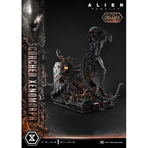 Alien: Romulus Museum Masterline XL Statue 1/3 Scorched Xenomorph Deluxe Version 98 cm