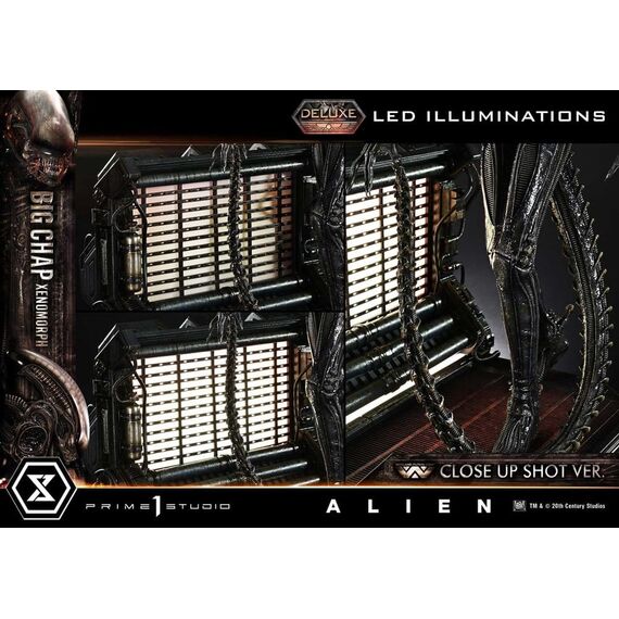 Alien (Film) Museum Masterline XL Statue 1/3 Big Chap Xenomorph Close Up Shot Ver. Deluxe Version 100 cm