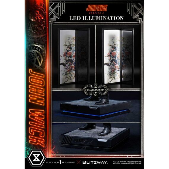 John Wick Chapter 4 Ultimate Premium Masterline Series Statue 1/4 John Wick Deluxe Bonus Version 54 cm