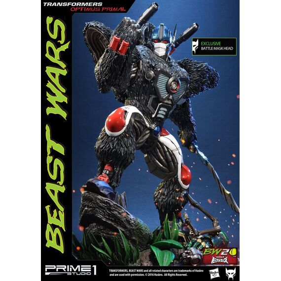 Transformers Beast Wars 1/3 Statues Optimus Primal & Optimus Primal Exclusive 63 cm Assortment (3)