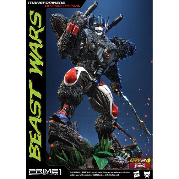 Transformers Beast Wars 1/3 Statues Optimus Primal & Optimus Primal Exclusive 63 cm Assortment (3)