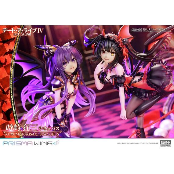 Date A Live Prisma Wing PVC Statue 1/7 Kurumi Tokisaki succubus 25 cm