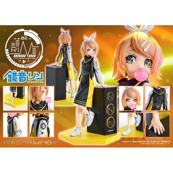 Vocaloid Piapro Characters Prisma Wing PVC Statue 1/7 Kagamine Rin (Art by lack) 21 cm