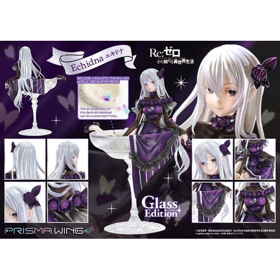 Re:ZERO Starting Life in Another World Prisma Wing PVC Statue 1/7 Echidna Glass Edition 24 cm