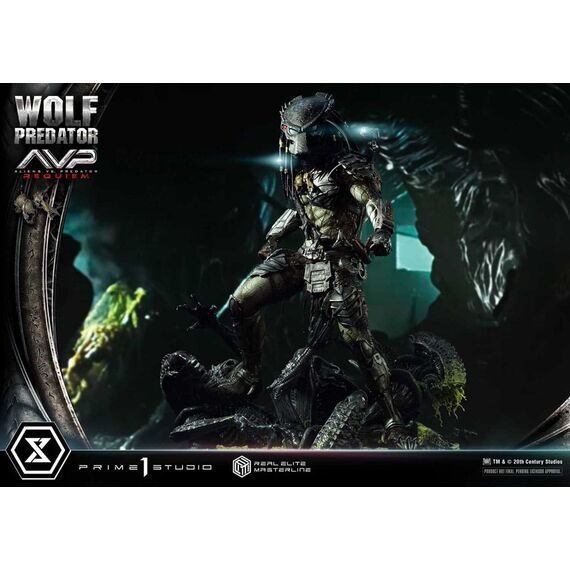 Alien vs. Predator Real Elite Masterline Series Statue 1/3 Requiem Wolf Predator 95 cm