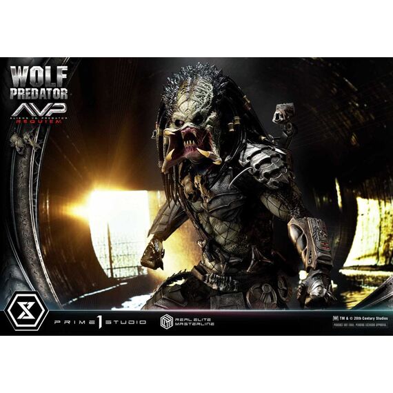 Alien vs. Predator Real Elite Masterline Series Statue 1/3 Requiem Wolf Predator 95 cm