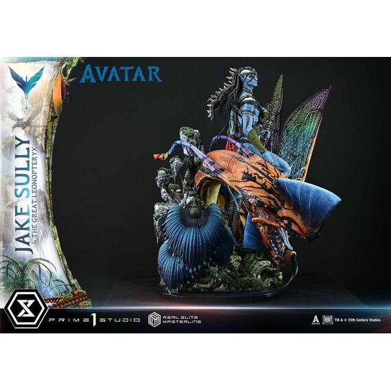 Avatar (Film) Real Elite Masterline Series Statue 1/4 Jake Sully & The Great Leonopteryx 87 cm