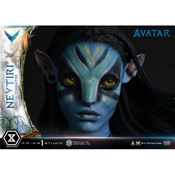 Avatar (Film) Real Elite Masterline Series Statue 1/4 Neytiri & Thanator 75 cm