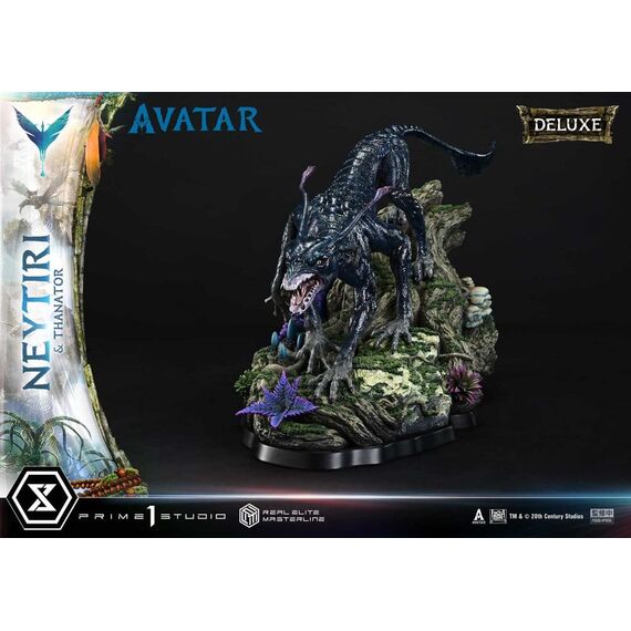 Avatar (Film) Real Elite Masterline Series Statue 1/4 Neytiri & Thanator Deluxe Version 75 cm