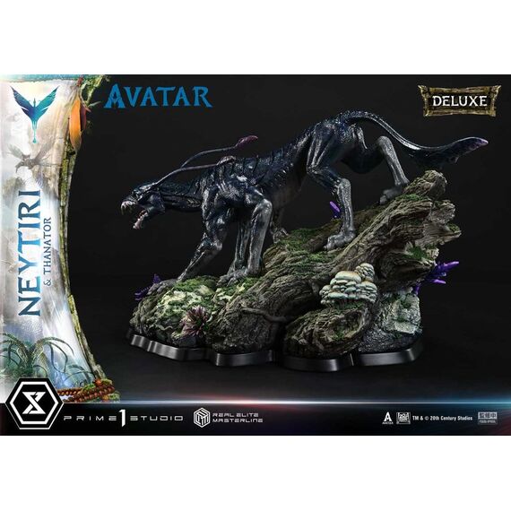 Avatar (Film) Real Elite Masterline Series Statue 1/4 Neytiri & Thanator Deluxe Version 75 cm
