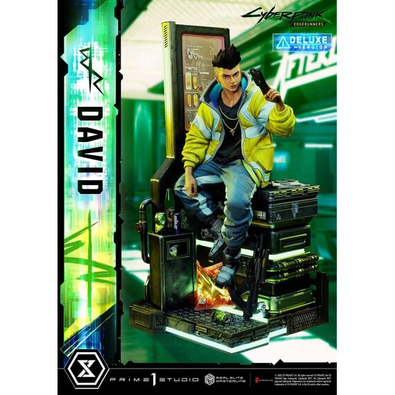 Cyberpunk: Edgerunners Real Elite Masterline Series Statue 1/4 David Bonus Version 58 cm