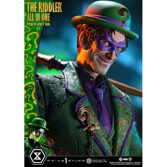 DC Comics Real Elite Masterline Series Statue 1/3 The Riddler All In One (Design by Carlos D'Anda) 74 cm