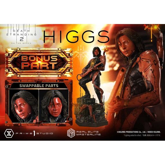 Death Stranding 2: On The Beach Real Elite Masterline Statue 1/3 Higgs DX Bonus Version 81 cm