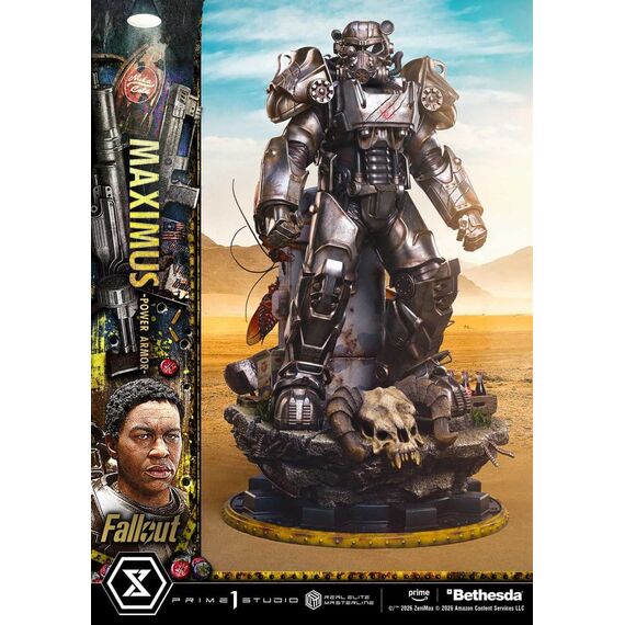 Fallout Real Elite Masterline Statue 1/4 Maximus Power Armor 67 cm