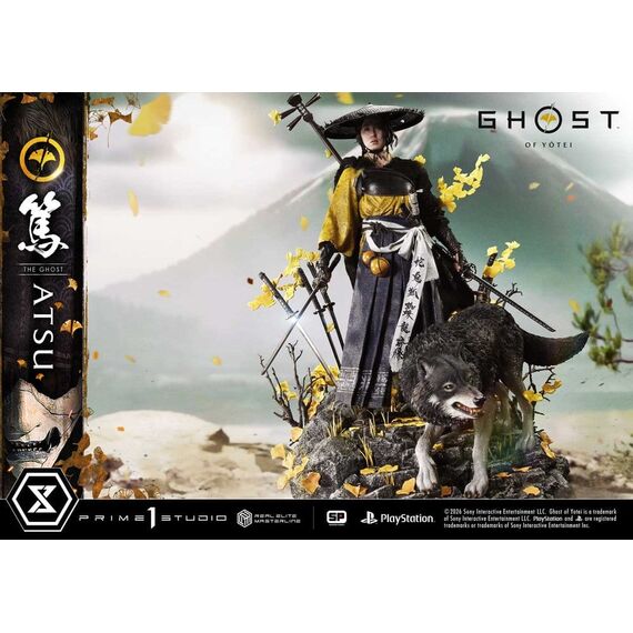 Ghost of Yotei Real Elite Masterline Statue 1/4 Atsu 59 cm