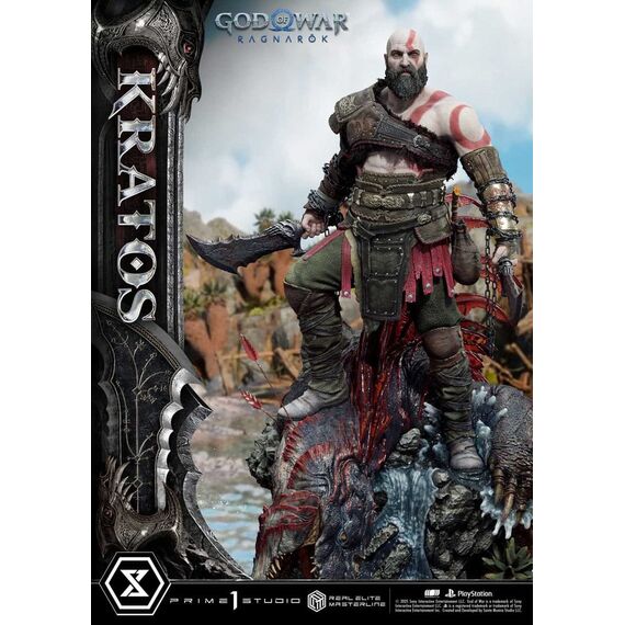 God of War: Ragnarok Real Elite Masterline Series Statue 1/3 Kratos Ultimate Version 95 cm