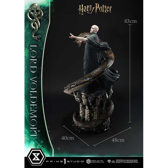 Harry Potter Real Elite Masterline Series Statue 1/4 Lord Voldemort Bonus Version 83 cm