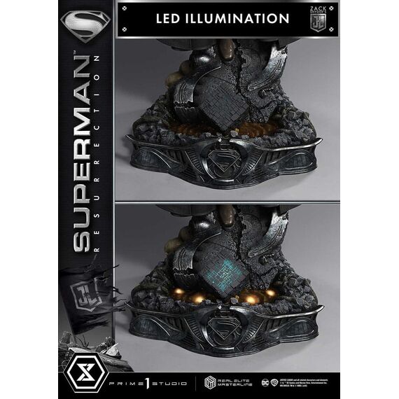 Zack Snyder's Justice League Real Elite Masterline Series Statue 1/3 Superman Resurrection Deluxe Ver. 95 cm