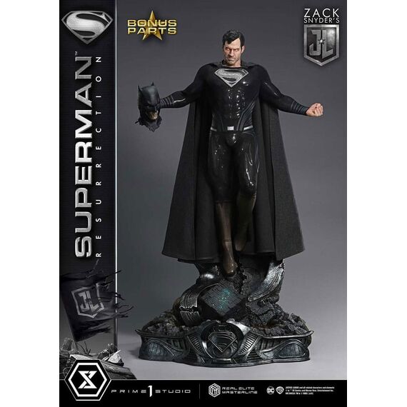 Zack Snyder's Justice League Real Elite Masterline Series Statue 1/3 Superman Resurrection Deluxe Bonus Ver. 95 cm