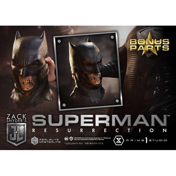 Zack Snyder's Justice League Real Elite Masterline Series Statue 1/3 Superman Resurrection Deluxe Bonus Ver. 95 cm