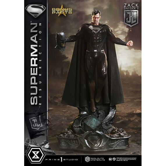 Zack Snyder's Justice League Real Elite Masterline Series Statue 1/3 Superman Resurrection Deluxe Bonus Ver. 95 cm