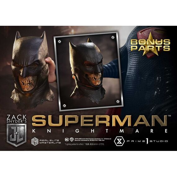 Zack Snyder's Justice League Real Elite Masterline Series Statue 1/3 Superman Knightmare Color Edition Deluxe Bonus Ver. 95 cm