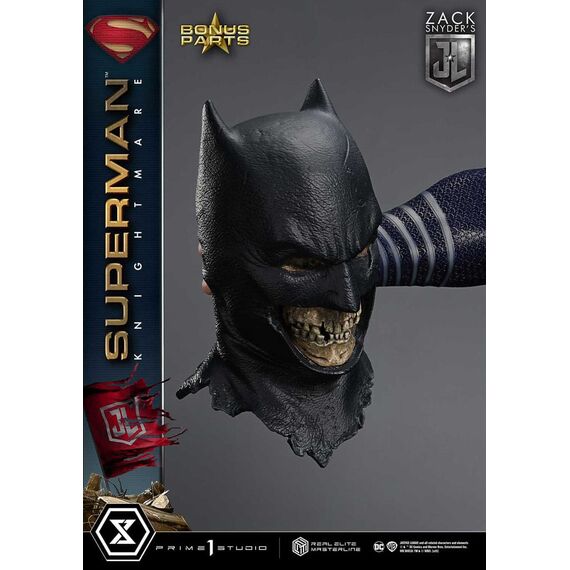 Zack Snyder's Justice League Real Elite Masterline Series Statue 1/3 Superman Knightmare Color Edition Deluxe Bonus Ver. 95 cm