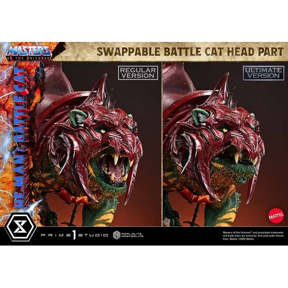 Masters of the Universe Real Elite Masterline Series Statue 1/4 He-Man & Battle Cat Ultimate Version 86 cm