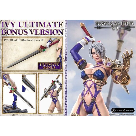 Soul Calibur VI Real Elite Masterline Series Statue 1/4 Ivy Ultimate Bonus Version 65 cm
