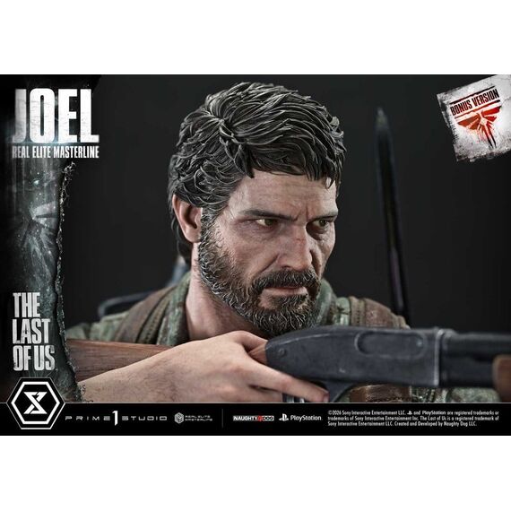 The Last of Us (Part I) Real Elite Masterline Statue 1/4 Joel Bonus Version 52 cm