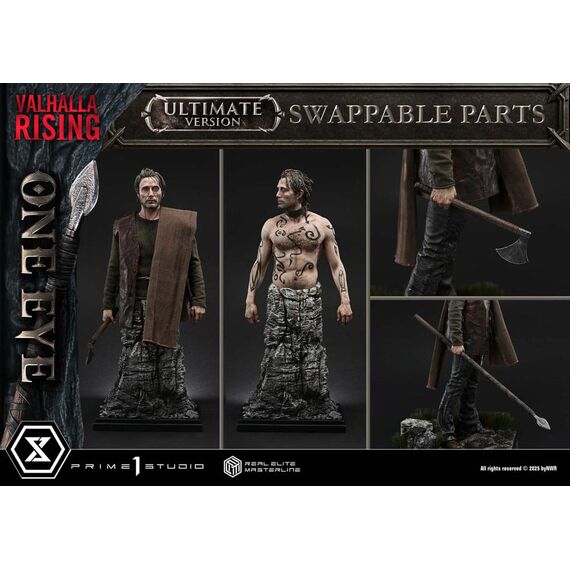 Valhalla Rising Real Elite Masterline Series Statue 1/4 One Eye Ultimate Bonus Version 57 cm