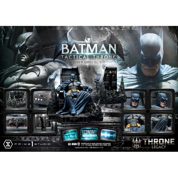 DC Comics Throne Legacy Collection Statue 1/3 Batman Tactical Throne Economy Version 46 cm