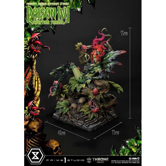 DC Comics Throne Legacy Collection Statue 1/4 Batman Poison Ivy Seduction Throne Deluxe Bonus Version 55 cm