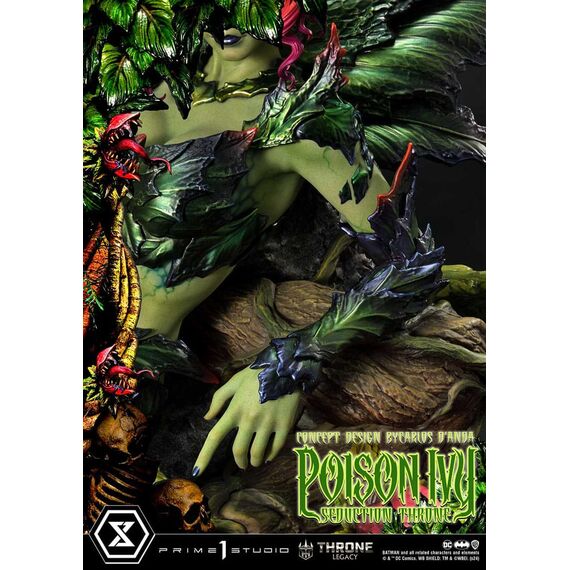 DC Comics Throne Legacy Collection Statue 1/4 Batman Poison Ivy Seduction Throne Deluxe Bonus Version 55 cm