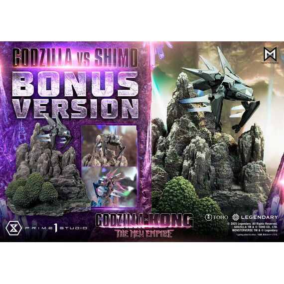 Godzilla x Kong: The New Empire Ultimate Diorama Masterline Series Statue Godzilla vs Shimo Bonus Version 86 cm