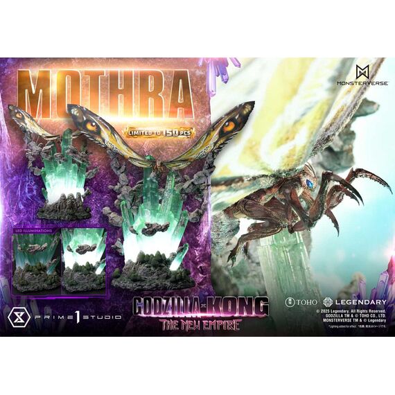 Godzilla x Kong: The New Empire Ultimate Diorama Masterline Series Statue Mothra 113 cm