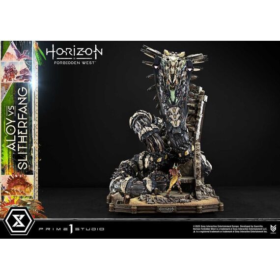 Horizon Forbidden West Ultimate Diorama Masterline Series Statue Aloy vs. The Slitherfang 82 cm