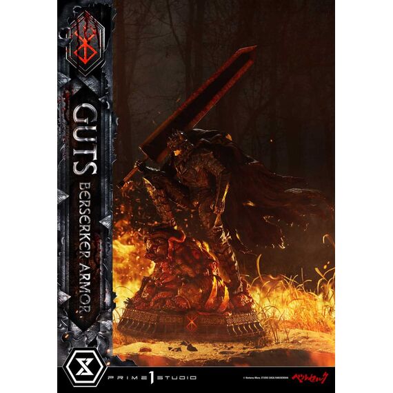 Berserk Ultimate Premium Masterline Series Statue 1/4 Guts, Berserker Armor Grunbeld vs. Guts 94 cm