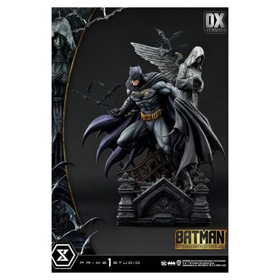 Batman Ultimate Premium Masterline Series Statue 1/4 Batman Rebirth Edition Black Deluxe Version 71 cm